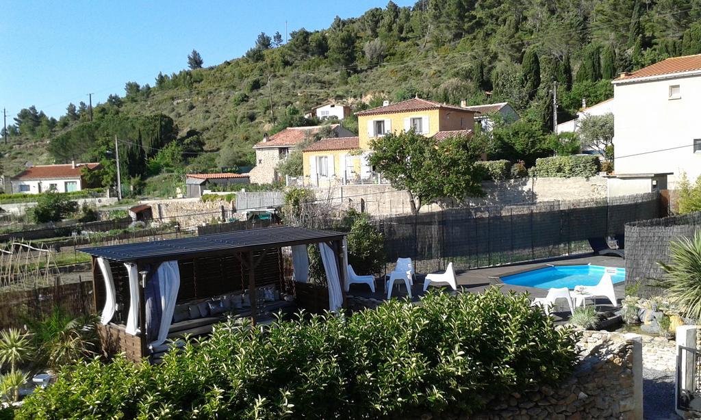 Au Paradis Cathare Fraisse-des-Corbieres Exterior photo